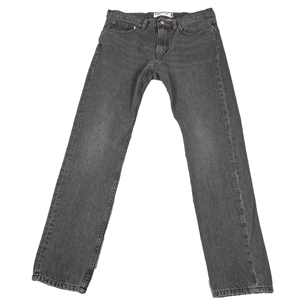 Levis 514 Jeans Men's Straight Leg Black Stretch Denim Casual 5-Pocket 34x32